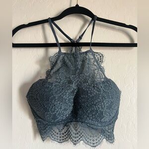 Victoria's Secret PINK Lace Bralette in Gray